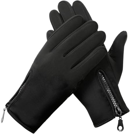 Gants Imperméables Pour Hommes, Chauffe-Mains Anti-Vent, Gants D'Hiver Pour Cyclisme, Pour le Travail, le Cyclisme, la Neige, la Course, l'Équitation, la Conduite, la Pêche, la Randonnée, le Snowboard