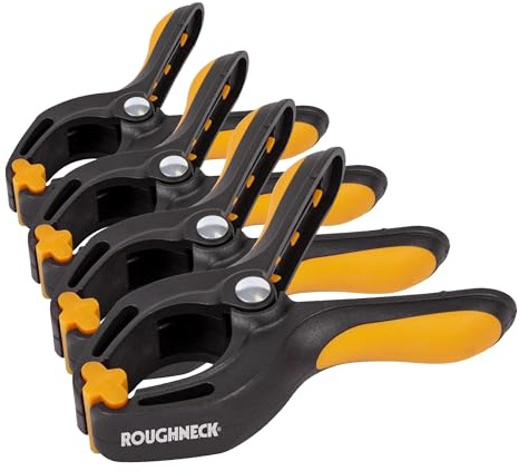 Roughneck ROU38331 Heavy Duty Spring Clamp 25mm/1 (Pack of 4)