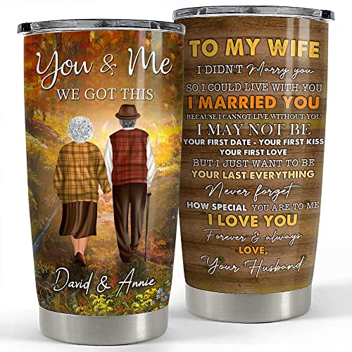Taza Termica De Viaje Reutilizable Vaso Termico Acero Inoxidable Termo Café Para Auto Navidad Mamá 590 Ml Vaso De Pareja Personalizado Tú Y Yo. Se Lo Llevamos A Mi Esposa.