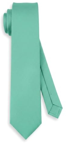 TigerTie Herren Krawatte – Einfarbiges klassisches Design, 7,5 cm breit, ideal für Business & festliche Anlässe