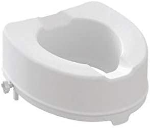 Rialzo WC, AlzaWater Anatomico con Sistema di Fissaggio Laterale (Senza coperchio, Altezza 14cm)