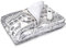 Navaris Couverture Chauffante Électrique 180 x 130cm - Plaid Doux Canapé Lit - Arrêt Automatique - Protection Surchauffe - Design Noël