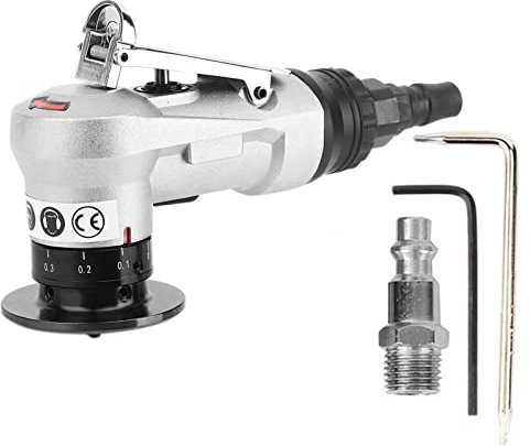 Biseladora neumática, amoladora angular KP-5702 Mini herramienta de aire recto para corte de fresas de de 45 ° (interfaz tipo UE)