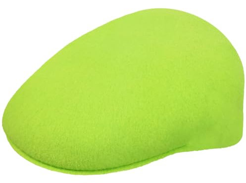 Kangol Herren Damen Mütze Schirmmütze Flatcap Original 504 | Schlägermütze mit Kultstatus 0258BC neongrün M (56-57 cm)