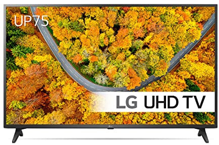 LG 50UP75003LF Smart TV LED 4K Ultra HD Serie 7 TV 50” 2021 con Processore Quad Core 4K, Wi-Fi, webOS 6.0, Filmmaker mode, HDR10, Dolby Digital, Compatibile con Google Assistant e Alexa