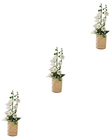 TOYANDONA 3 Stücke Miniatur Bonsai Modell Topf Künstliche Pflanze Mini Blumentopf Für
