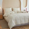 Simple&Opulence Set di Piumino in Viscosa di Bambù, Coperta per Letto Setosa e Morbida, Coperte Fresche Ideali per Pelle e Capelli con Fodere per Cuscino（Beige, 200×200）