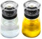 TINMIX Auslaufsichere Ölspenderflasche für Outdoor-Camping, 160 ml Olivenöl und Essig aus Glas, gut verschlossen für die Picknickküche, 2er-Pack