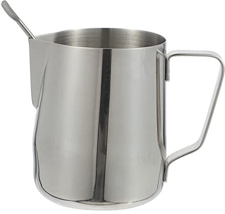 Ciieeo Pichet à Mousser Le Lait Tasse à Lait Tasse à Latte Art Avec Mousseur à Café Et Stylo à Latte Art