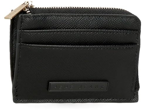 Pepe Jeans Elia Portafoglio, Taglia unica, Nero, Taglia unica, Portamonete