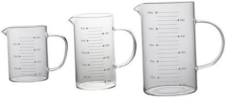 Ciieeo Jarra Medidora De Materiales Taza De Gran Escala Para Hornear Taza De Cocina Mango Cómodo Para Fabricantes