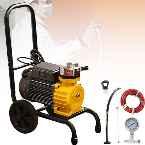 Macchina per verniciatura a spruzzo airless ad alta pressione elettrica Macchina per verniciatura a spruzzo di vernice al lattice ad alta potenza Strumento per verniciatura a spruzzo multifunzionale