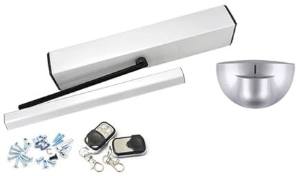 KONGMM Motore per cancello Scorrevole Chiudiporta Elettrico Automatico for cancello Scorrevole for cancello da Garage, apriporta for operatore con Controllo di Accesso remoto(Pull Arm-M 220V)