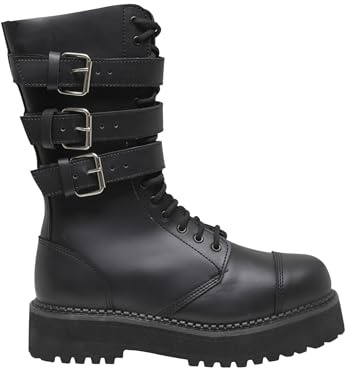 Brandit platå fantom, 3 Buckle Boots, svart, storlek UK 10/EU44