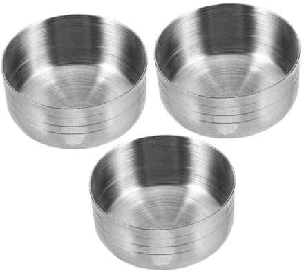 Zerodeko 3 Tapas de Vaso Mezclador de Acero Inoxidable, 350ml, Diseño Hermético y Fácil de Limpiar, para Batidos y Cocina