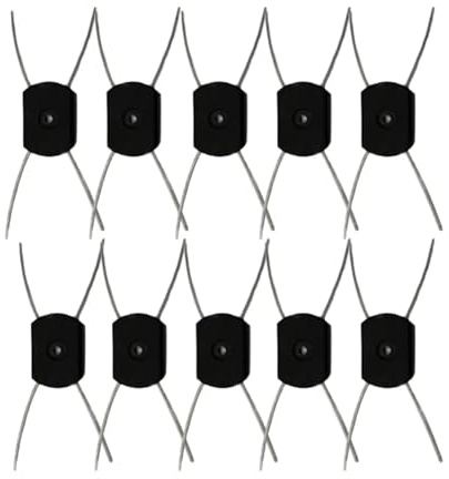 KUNYOS Accessori Per Tosaerba Testina di ricambio for tagliabordi a filo d'acciaio for tagliabordi a batteria, testina for tagliabordi a filo, testina for tagliabordi elettrico Attrezzo