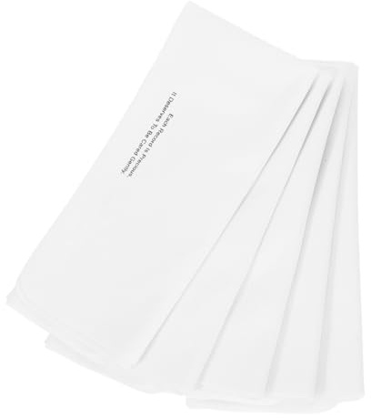 Holibanna 5pcs White Microfiber Cd Cleaning Cloths for Disc and Vinyl Record Maintenance, Dust and Scratch Remover Wipes Suitable for Glasses, Screens, and Car Use