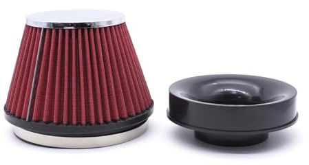 Filtro de aire de cabina automotriz Filtro de aire alto flujo para coche, universal, cono frío, 3,5 a 6 pulgadas, para carreras deportivas