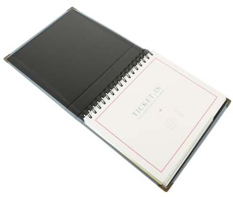 UTHCLO Álbum para Entradas Decorativo de Resistente Libro de Colección Portátil para Tickets de Cine y Transporte Organizador Práctico para Recibos y Boletos