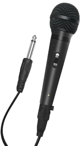 Full Metal Wired Microphone, Noise - Cancelling Home Karaoke Mic for KTV and Vocal Performance