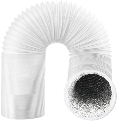 SPARES2GO Universal Air Con Vent Hose PVC Aluminium Foil Heat Insulated Portable Air Conditioner Duct AC Outlet Extra Long Pipe (5 x 6m)
