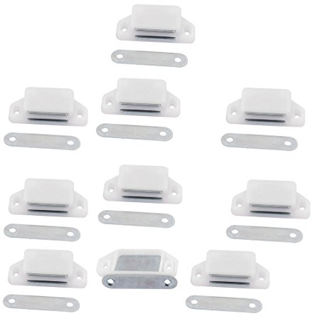 Aexit Schrank Schrank-Zubehör Kabinett Glas Tür Haftmagnet Fänge 57mm Länge Plastik Metall 10 Scharniere Stck. de