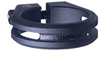 SixPack Racing Kamikaze Sattelklemme für Mountainbike, Erwachsene, Unisex, Stealth Black, Einheitsgröße