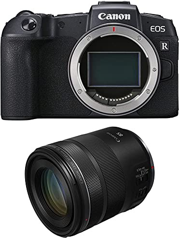Canon EOS RP Vollformat Systemkamera - Gehäuse mit RF 85mm F2 - Macro is STM (spiegellos, 26,2 Megapixel, 7,5 cm Clear View LCD II, 4K, DIGIC 8 Bildprozessor, WLAN, Bluetooth, Vollformat-Sensor)