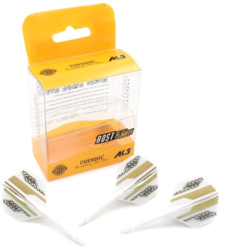 CUESOUL ROST Personalisierte integrierte Dartschäfte & Dart Flight, 3er-Set | Flexibel & langlebig fürs Training, integriertes Design, Klar und rein, Einzigartiges Muster, Exquisit, Farbenfroh, Geschenk