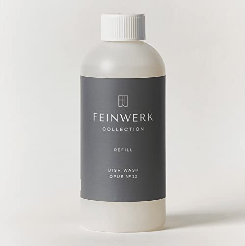 Fine Collection Dish Wash Wash Refill 500 ml Gel – Liquide vaisselle – Ingrédients naturels et flacon de recharge pour flacon à pompe – Tensioactifs doux – Sensitive (OPUS No 12)