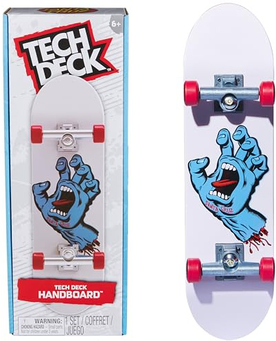 Tech Deck, Santa Cruz Handboard, Mini Skateboard Autentici, Giocattoli per Bambini e Bambine da 6 Anni in su (da Usare Solo con Le Mani)