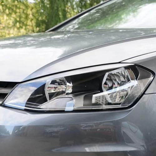 ChrOx Autoscheinwerfer-Tönungsfolie, transparent, TPU-Aufkleber, Zubehör, 2P, für Volkswagen VW Golf 7 MK7 2012–2019