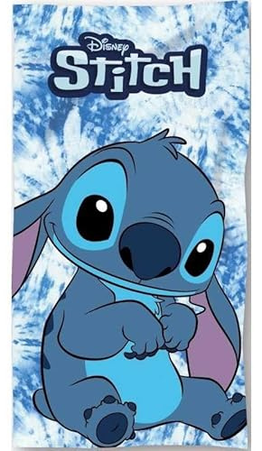 arlis Drap De Plage Stitch Disney Ou Serviette De Bain 70 X 140 Cm (Drap de Plage Lilo and Stitch)