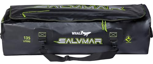 SALVIMAR Whale Tasche für Unterwasserangeln, Apnoe, Schwimmen, Wassersport, 135 l, Schwarz