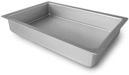 Guardini, Lasagnera con fondo smontabile 18x28 cm, Rivestimento PFAS free, Adatta ad uso intensivo, Alluminio riciclato anodizzato, Argento, Made in Italy, Linea Professional