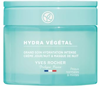 Yves Rocher HYDRA VEGETAL - Intensivpflege 48h Feuchtigkeit - Carpobrotus Edulis Zellwasser für intensive, langanhaltende Feuchtigkeit - Für trockende Haut - 75 ml