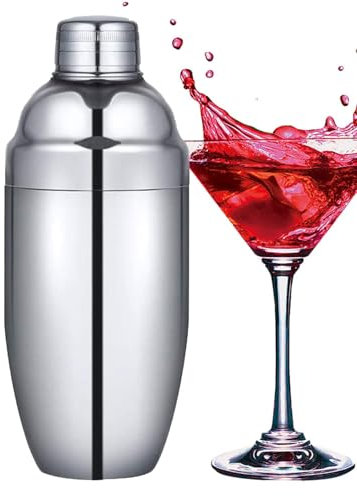 Shaker da cocktail - Shaker a set shaker in acciaio inox utensili da shake riutilizzabili per cocktail margarita, kit , 6,3 x 2,95 pollici