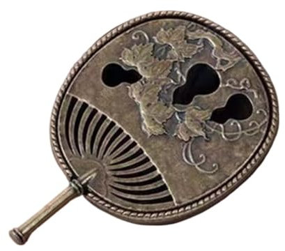 AUNANGLJSCS Räuchergefäß Räucherstäbchenhalter Kreative Banana Fan Weihrauch Halter Indoor Gewinde Weihrauch Brenner Tee Zeremonie Schmuck Set Sandelholz