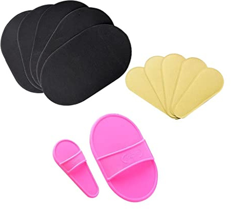 pistro 12 cuscinetti esfolianti per la depilazione di viso, braccia, gambe e linea bikini, per pelle liscia, esfoliante e depilazione per tutti i tipi di pelle