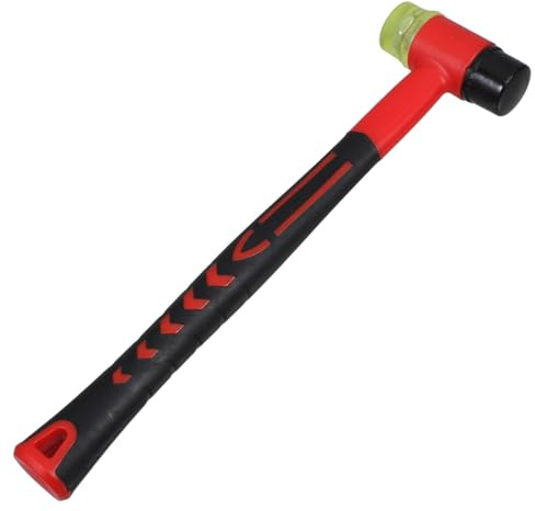 DOITOOL Martillo de Goma Pequeño de 25 Mm para Instalación de Baldosas Blando Mango Ergonómico para Proyectos