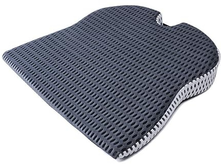 Keilkissen Autositz Sitzkeilkissen für Kia XCeed ab 2019, Autositzkissen Memory Foam Keilkissen, Ergonomisches Memory Foam Kissen für Auto,Grey-Large