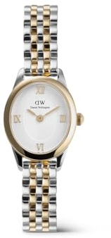 Daniel Wellington Ophelia Mini Women’s Watch - 25.5x22mm Case, Japanese Quartz Movement, 316L Stainless Steel Link Strap, Water Resistant, Bracelet Wrist Watch for Women