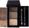 Eyebrow Lot de 3 poudres à sourcils, résistantes à l'eau et aux frottements, avec brosse, couleur multi-usage, pour sourcils naturels tout au long de la journée, poudre fine