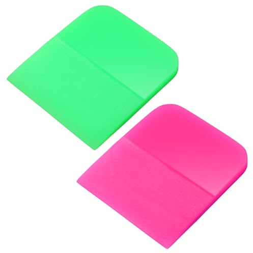 2 Pcs Soft Mini Rubber Squeegee, Portable Small Rubber Squeegees | Small PPF Tools with Elasticity and Durability, Mini Squeegee for Cleaning Windows, Car Wrapping, Paint Removal