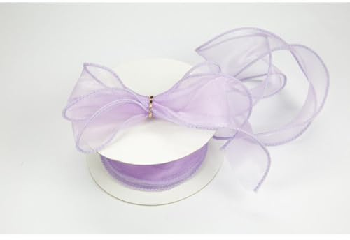 Nastro ORGANZA VUAL 4 cm x 15 metri colore LILLA
