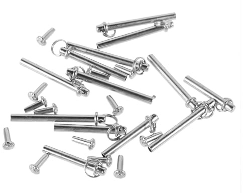 Générique 13ensembles Kit de Réparation pour Éventail Métalliques Rivets et Écrous Accessoires Pratiques Remplacement Éventail Pliant et Facile à Installer