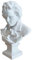 EXCEART Beethoven Bust Statue Classical Music Composer Bust Figurines Resin Collectible Art Figure Famous Portrait Sculpture for Office Home Gallery