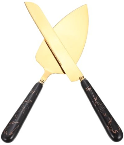 SHOWERORO Cuchillo para Tartas Espátula para Cortar Tartas Herramienta para Servir Pasteles