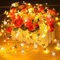 Cadena de Luces Luz Pascua, Luces de Cadena de Decoración de Pascua, Luces de Pascua, Lámpara Zanahoria Conejito decoración, Luces De Conejo De Pascua, Luces De Cadena De Conejo para Patio, Jardín (A)