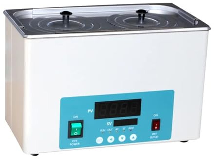 Vattenbad, 6,6L 2-håls laboratorieelektriskt termostatiskt vattenbad